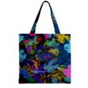 Flowers Abstract Branches Zipper Grocery Tote Bag View1