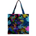 Flowers Abstract Branches Zipper Grocery Tote Bag View2