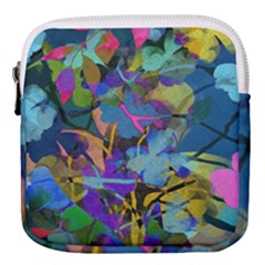 Flowers Abstract Branches Mini Square Pouch