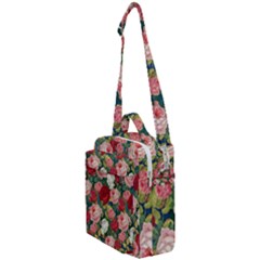 Roses Repeat Floral Bouquet Crossbody Day Bag