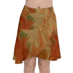 Mottle Color Movement Colorful Chiffon Wrap Front Skirt by Nexatart