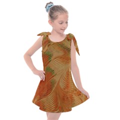 Mottle Color Movement Colorful Kids  Tie Up Tunic Dress by Nexatart