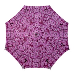 Happy Florals  Giving  Peace Ornate Golf Umbrellas by pepitasart