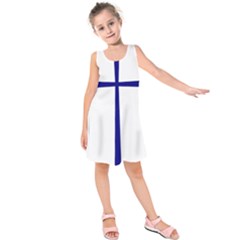 Byzantine Cross Kids  Sleeveless Dress by abbeyz71