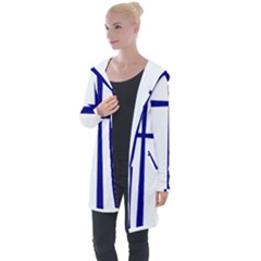 Byzantine Cross Longline Hooded Cardigan by abbeyz71