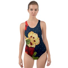 All Good Things - Floral Pattern Cut-Out Back One Piece Swimsuit