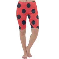 Bug Cubism Flat Insect Pattern Cropped Leggings 