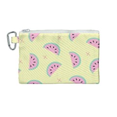 Watermelon Wallpapers  Creative Illustration And Pattern Canvas Cosmetic Bag (medium) by BangZart