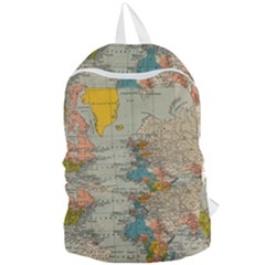 World Map Vintage Foldable Lightweight Backpack by BangZart