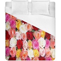 Roses Color Beautiful Flowers Duvet Cover (california King Size)