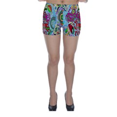 Supersonic Volcanic Splash Skinny Shorts