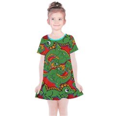 Red Alli  Kids  Simple Cotton Dress by AuroraMountainFashion