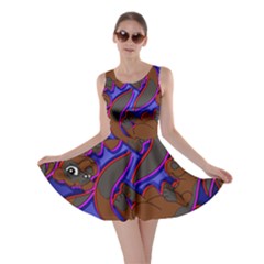 Roy Print Skater Dress by AuroraMountainFashion