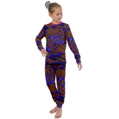 Roy Print Kids  Long Sleeve Set  by AuroraMountainFashion