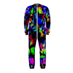 Multicolored Abstract Print Onepiece Jumpsuit (kids) by dflcprintsclothing