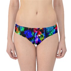 Multicolored Abstract Print Hipster Bikini Bottoms by dflcprintsclothing