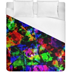 Multicolored Abstract Print Duvet Cover (california King Size) by dflcprintsclothing
