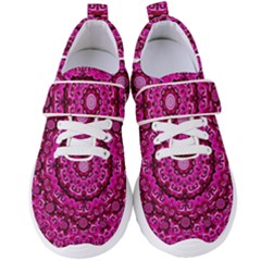 Happy Florals  Giving  Peace And Great Feelings Women s Velcro Strap Shoes