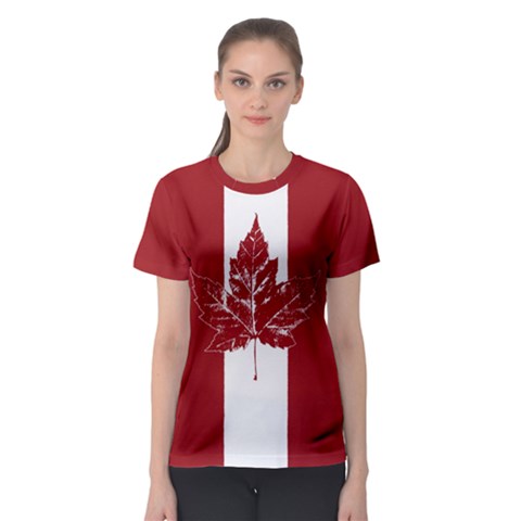 Cool Canada Shirts Women s Sport Mesh Tee by CanadaSouvenirs