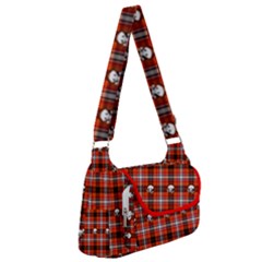 Plaid - Red With Skulls Multipack Bag by WensdaiAmbrose