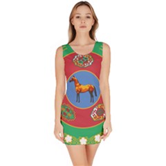 Turkmenistan National Emblem, 2000-2003 Bodycon Dress by abbeyz71