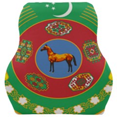 Turkmenistan National Emblem, 2000-2003 Car Seat Velour Cushion  by abbeyz71