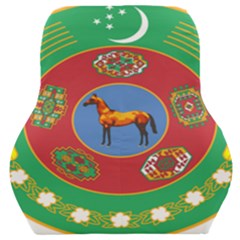 Turkmenistan National Emblem, 2000-2003 Car Seat Back Cushion  by abbeyz71