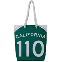 Arroyo Seco Parkway Sign Full Print Rope Handle Tote (small) by abbeyz71