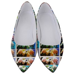 Twenty-seven Snowball Branch Collage Women s Low Heels