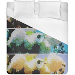 Faded Snowball Branch Collage (ii) Duvet Cover (california King Size) by okhismakingart
