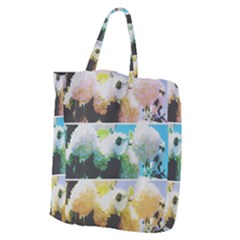 Faded Snowball Branch Collage (ii) Giant Grocery Tote by okhismakingart