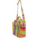 Background Colorful Abstract Crossbody Day Bag View1