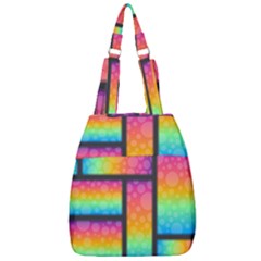Background Colorful Abstract Center Zip Backpack by Pakrebo