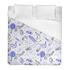 Father s Day Reason Texture Duvet Cover (full/ Double Size) by Pakrebo