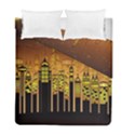 Buildings Skyscrapers City Duvet Cover Double Side (Full/ Double Size) View1