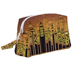 Buildings Skyscrapers City Wristlet Pouch Bag (large) by Pakrebo