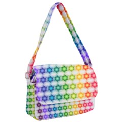 Background Colorful Geometric Courier Bag