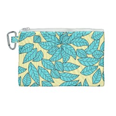 Leaves Dried Leaves Stamping Canvas Cosmetic Bag (large) by Pakrebo
