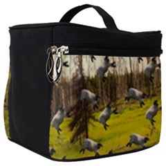 Flying Sheep Make Up Travel Bag (big) by snowwhitegirl