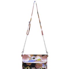 Pink Snowball Branch  Mini Crossbody Handbag