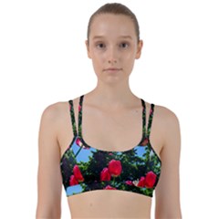 Skyward Tulips Line Them Up Sports Bra by okhismakingart