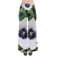 Blue Centered Tulip So Vintage Palazzo Pants