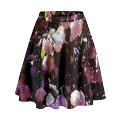 Purple Snowballs High Waist Skirt by okhismakingart