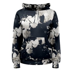 High Contrast Black And White Snowballs Ii Women s Pullover Hoodie by okhismakingart