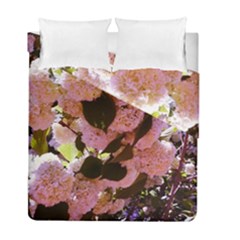 Pink Snowballs Duvet Cover Double Side (full/ Double Size) by okhismakingart