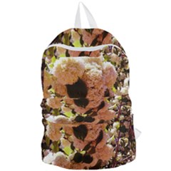 Yellow-pink Snowballs Foldable Lightweight Backpack