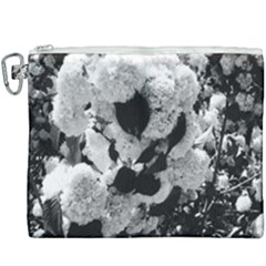 Black And White Snowballs Canvas Cosmetic Bag (xxxl) by okhismakingart