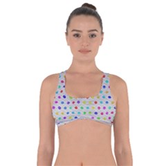 Social Disease - Polka Dot Design Got No Strings Sports Bra by WensdaiAmbrose