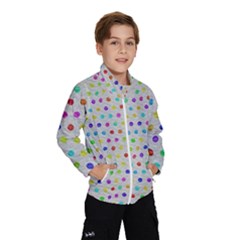 Social Disease - Polka Dot Design Kids  Windbreaker by WensdaiAmbrose