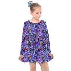 Paisley 2 Kids  Long Sleeve Dress by impacteesstreetwearfive